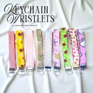 Pick Your Kawaii Pastel Keychain Wristlet | 9 Styles
